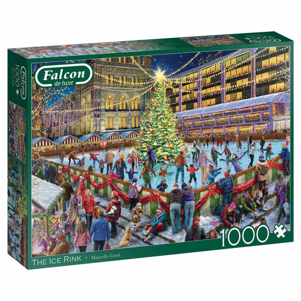 Jumbo Spiele 1000 Puzzle Ice Teile, The Falcon Puzzleteile Rink 1000