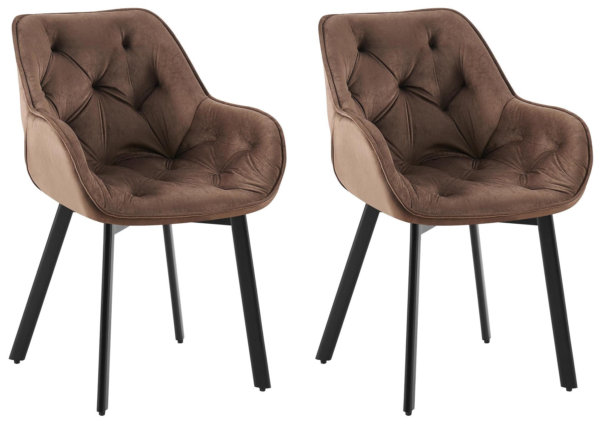 CLP Esszimmerstuhl Antigo (2er Set, 2 St), ergonomisch, gepolstert, 180° Dr günstig online kaufen