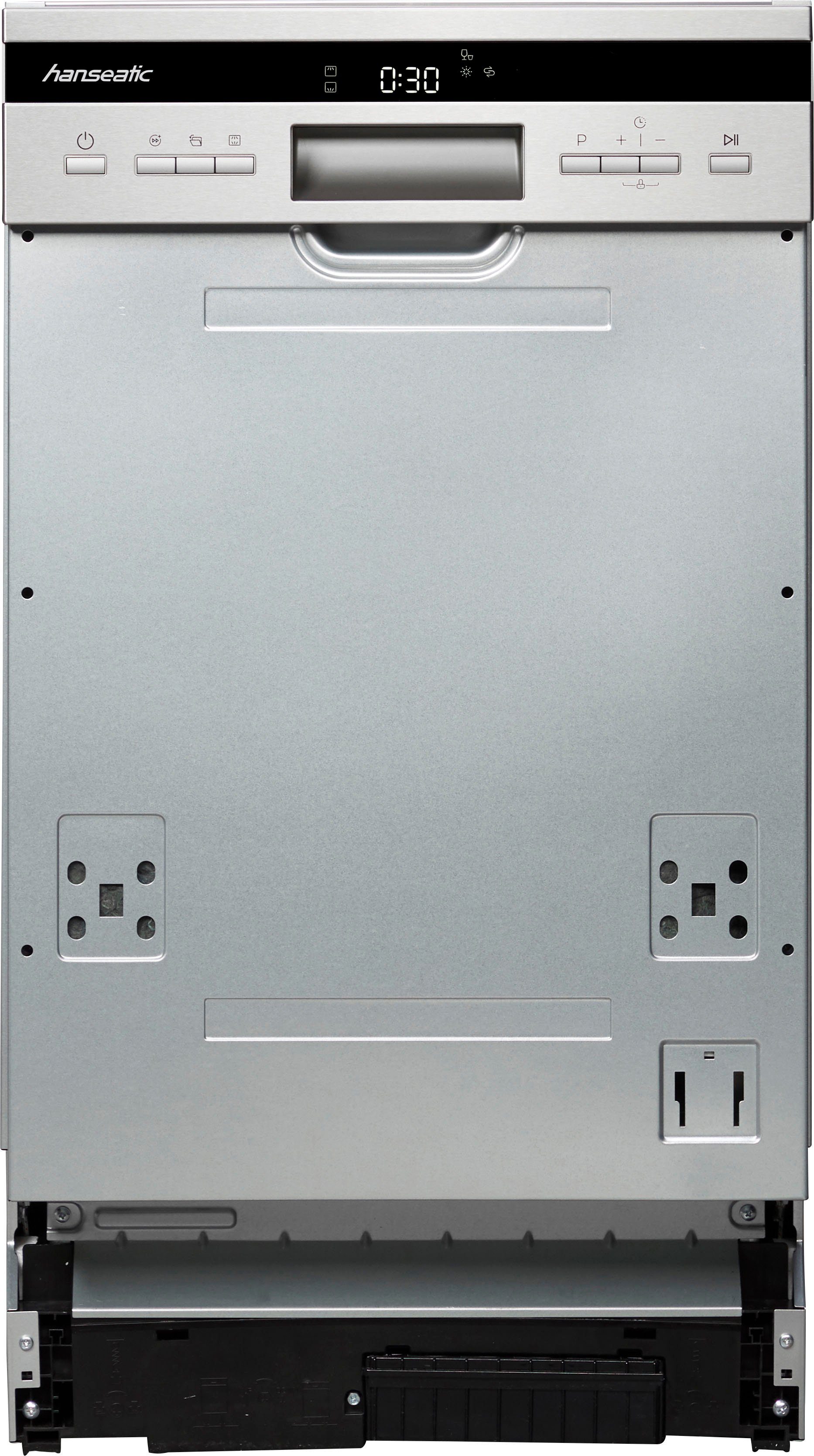 Hanseatic teilintegrierbarer Geschirrspüler HGTI4582C10T7736ES, 10 Maßgedecke. Reduzierter Preis € 369,99. Unverbindliche Preisempfehlung € 499,99