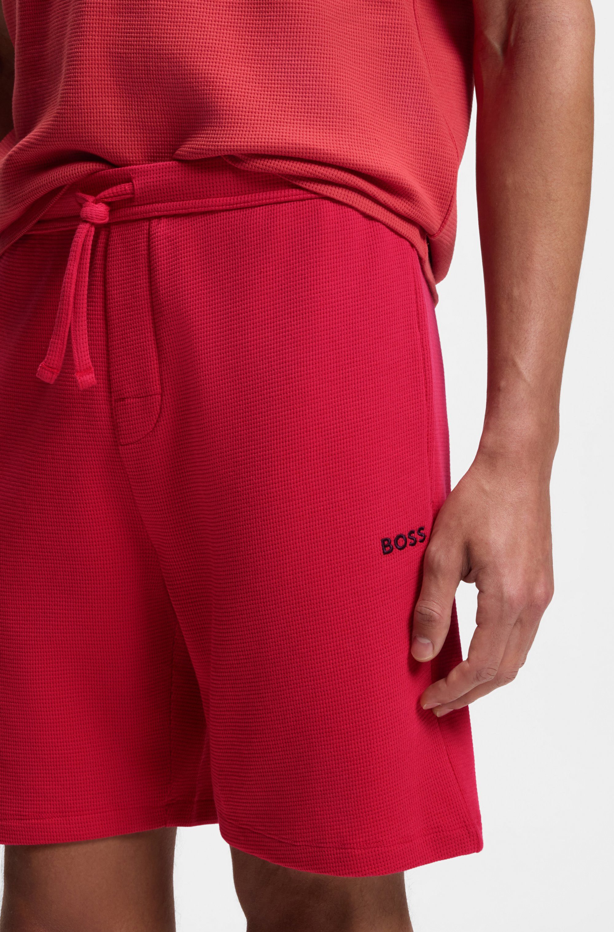 BOSS Pyjamashorts Waffle Shorts