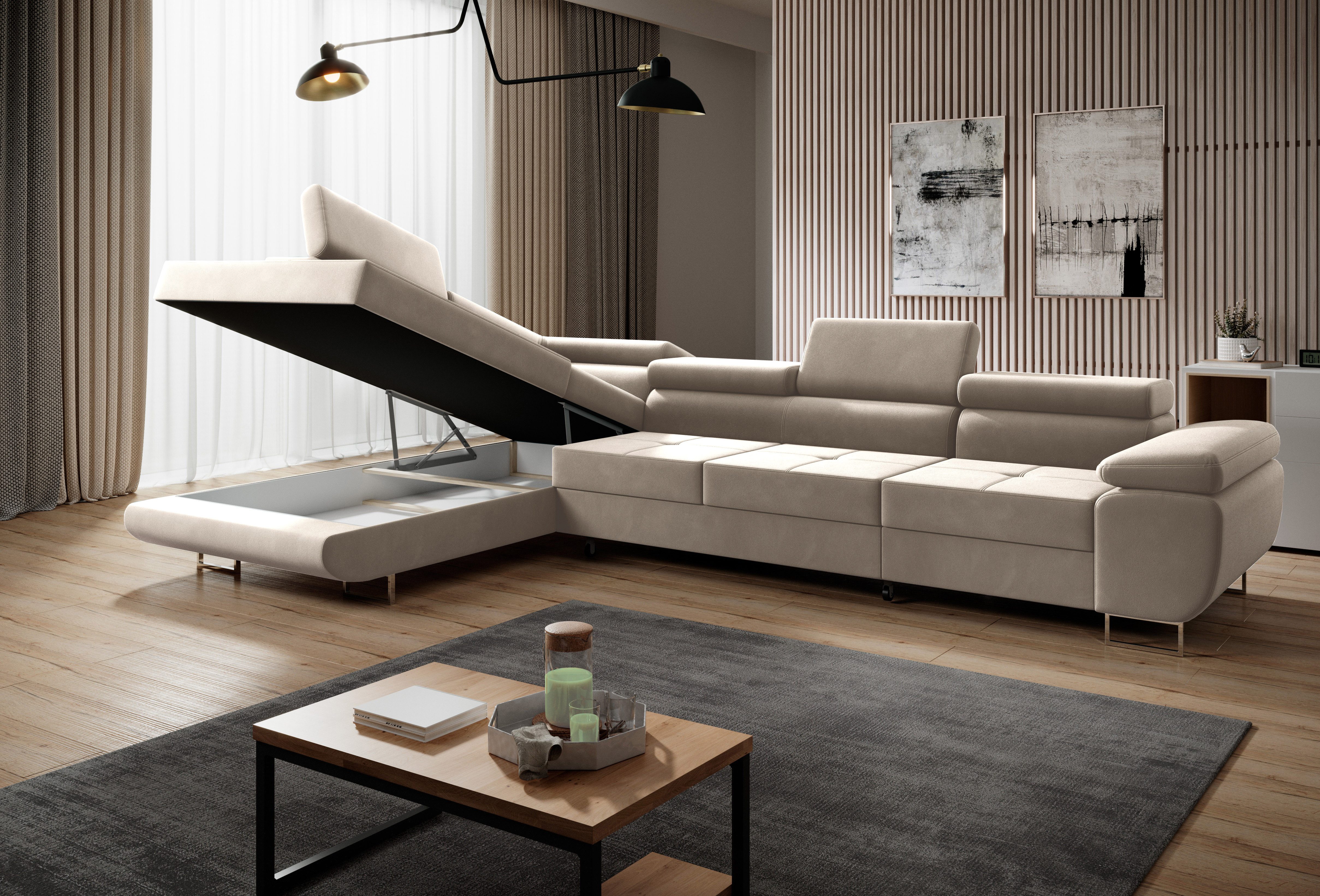 Muffo Ecksofa Wild Maxi, Schlaffunktion