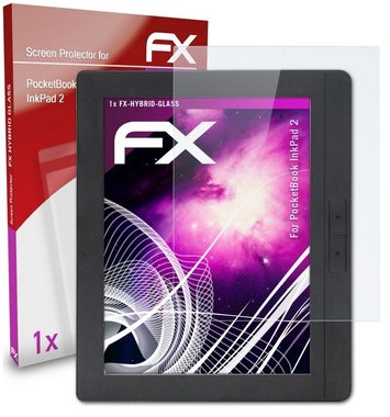 atFoliX Schutzfolie Panzerglasfolie für PocketBook InkPad 2, Ultradünn und superhart