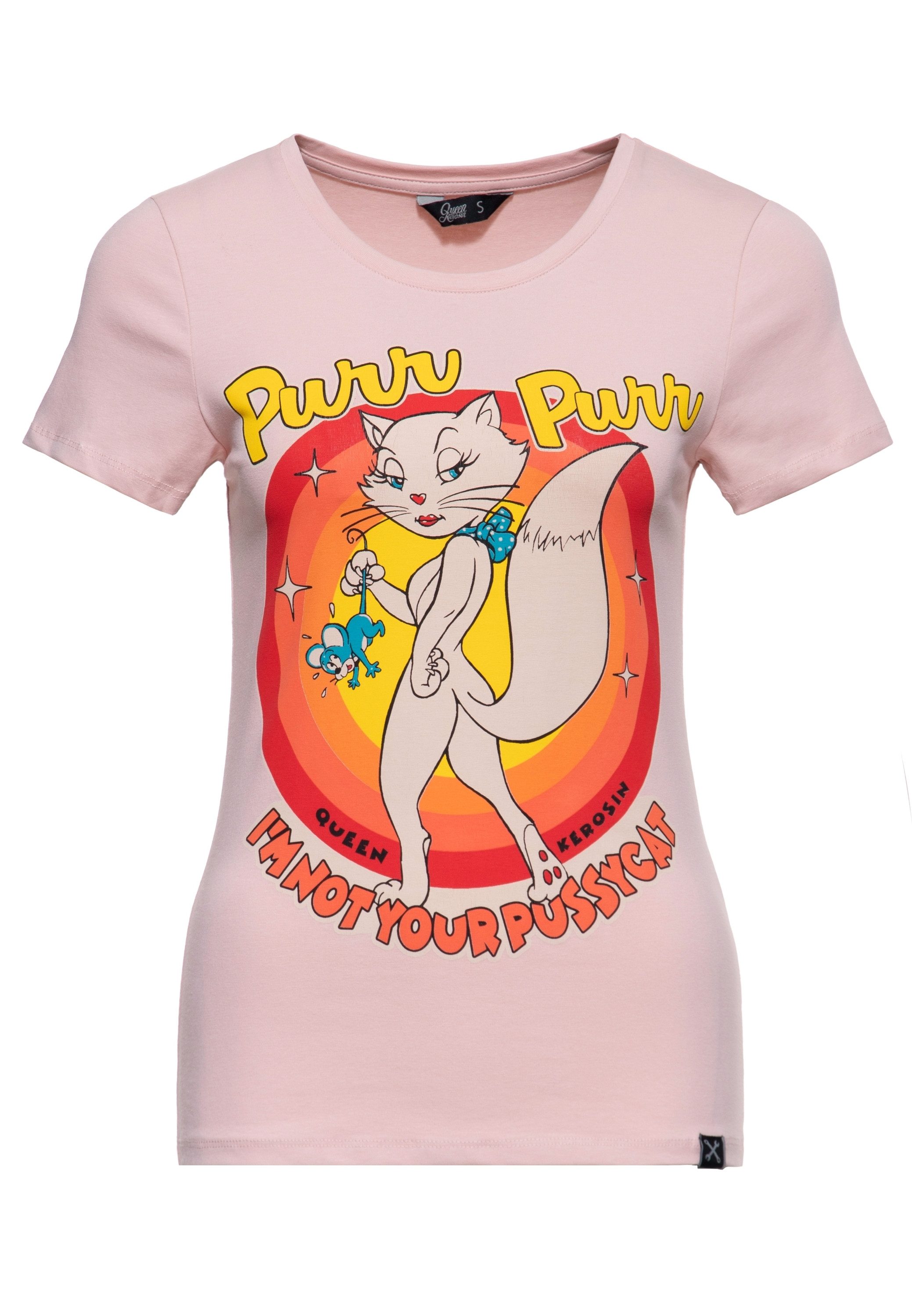 QueenKerosin Print-Shirt I'm not your Pussycat günstig online kaufen