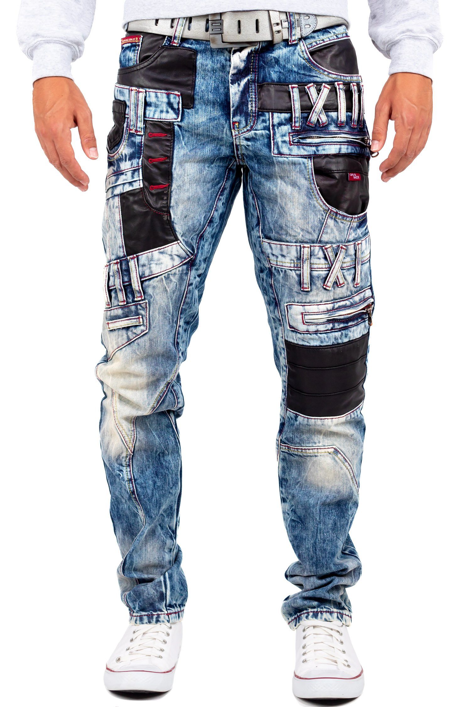 Cipo & Baxx Bikerjeans Herren Hose günstig online kaufen