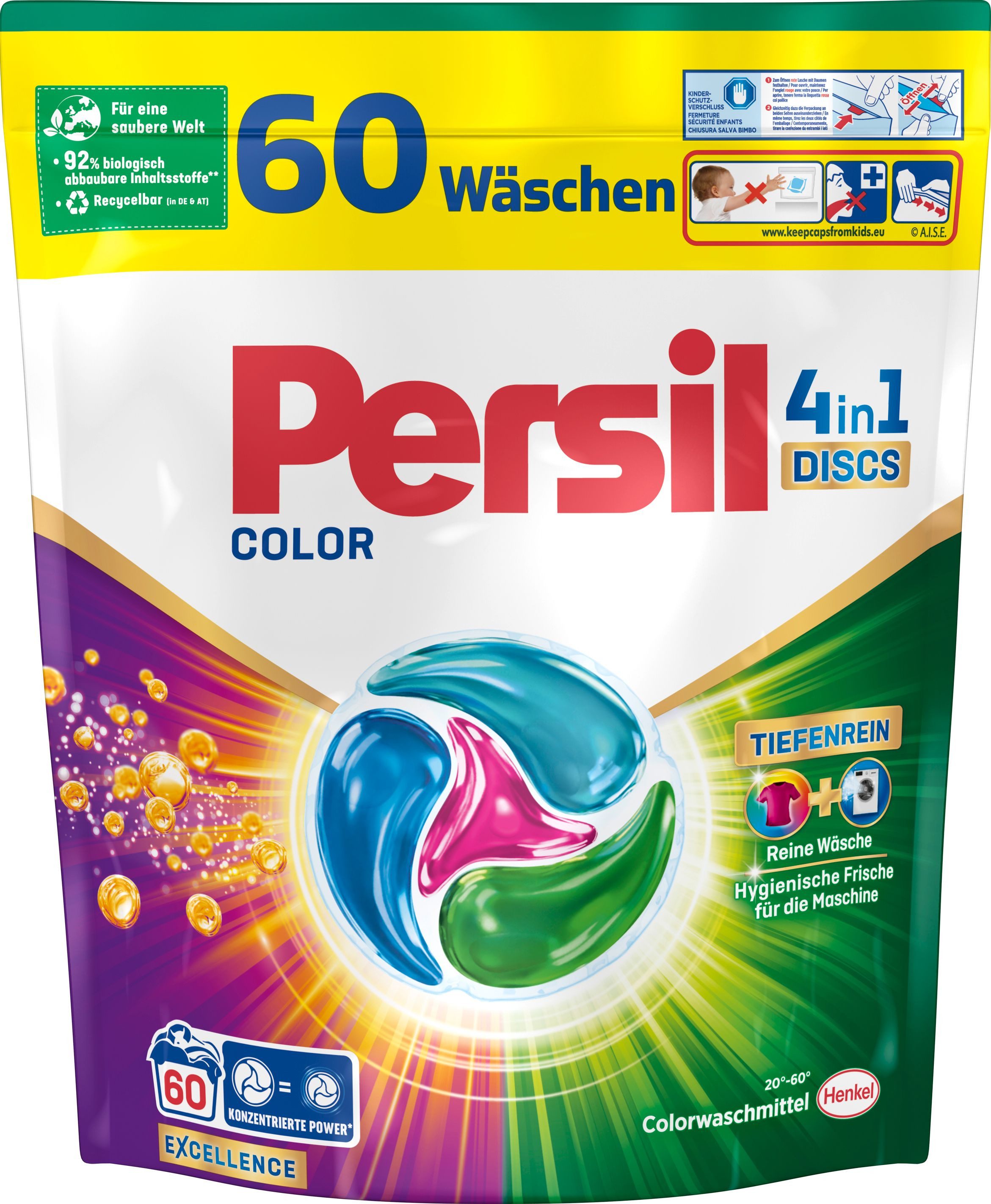 Persil 1x Persil Discs Universal 60WL & 1x Discs Color 60WL Vollwaschmittel