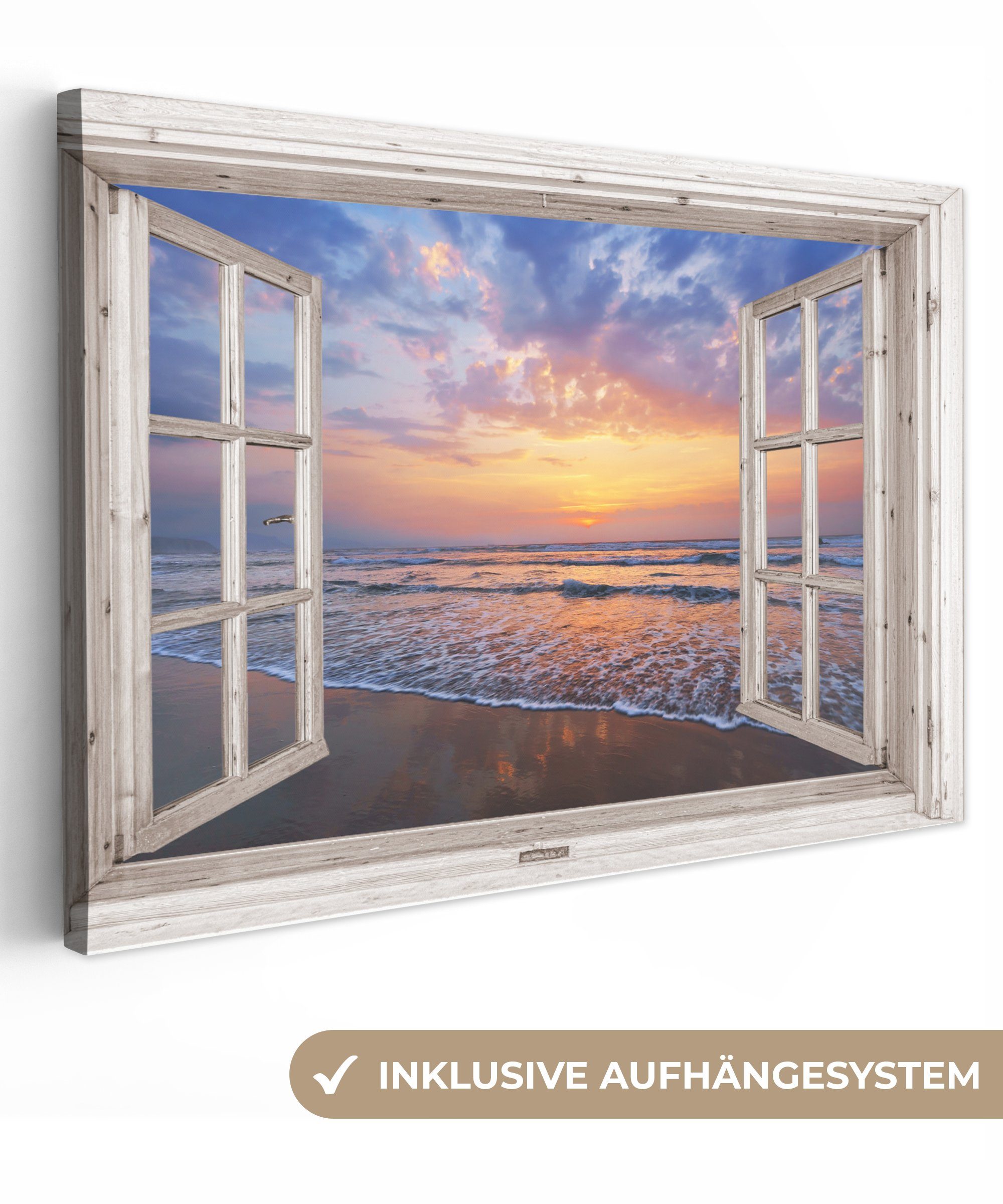OneMillionCanvasses® Leinwandbild Aussicht - Meer - günstig online kaufen
