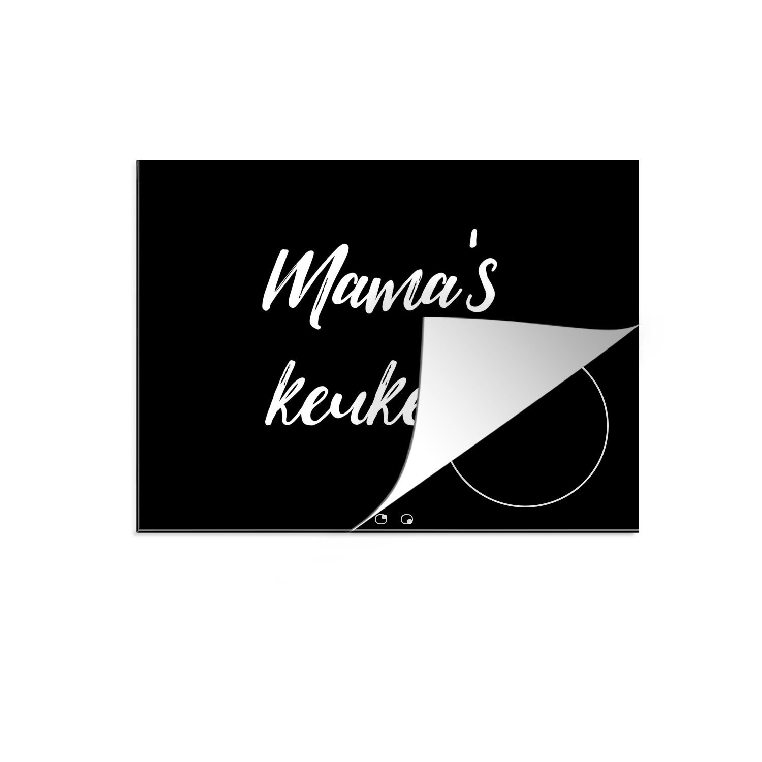 MuchoWow Herdblende-/Abdeckplatte »Mutters Küche - Zitate ...