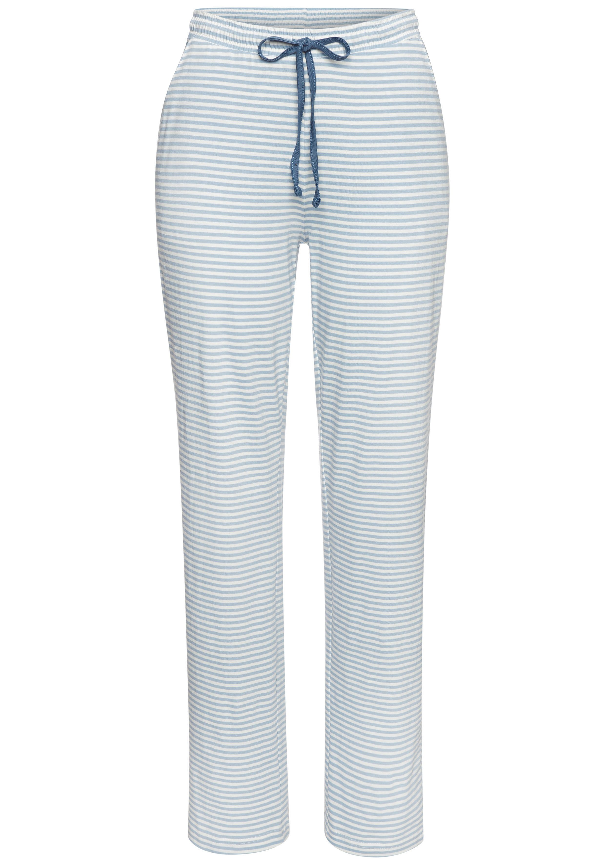 Vivance Dreams Pyjama (Set, 2 tlg) mit feinem Streifenmuster