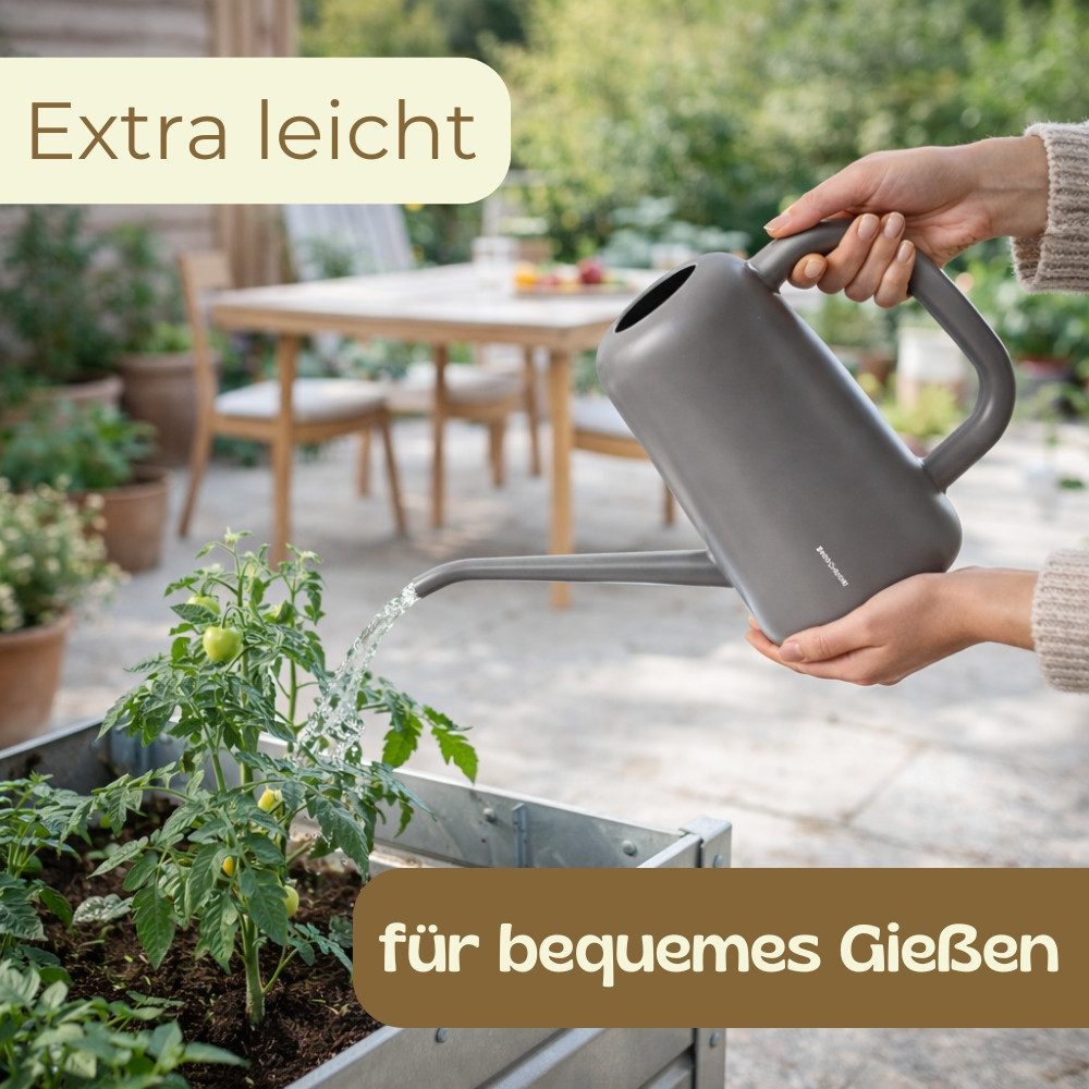 GarPet Gießkanne Gießkanne Zimmerpflanzen 3,8 L Gießkanne Groß Blumengießkanne Indoor