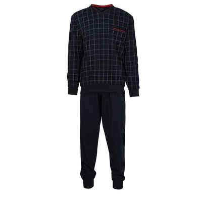 GÖTZBURG Pyjama (Set, 2 tlg) langer Schlafanzug, Pure Cotton
