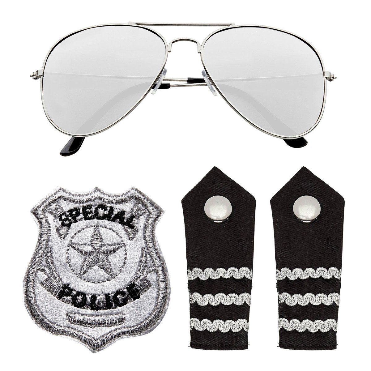 Widmann S.r.l. Kostüm WIDMANN Accessoire Set Polizisten