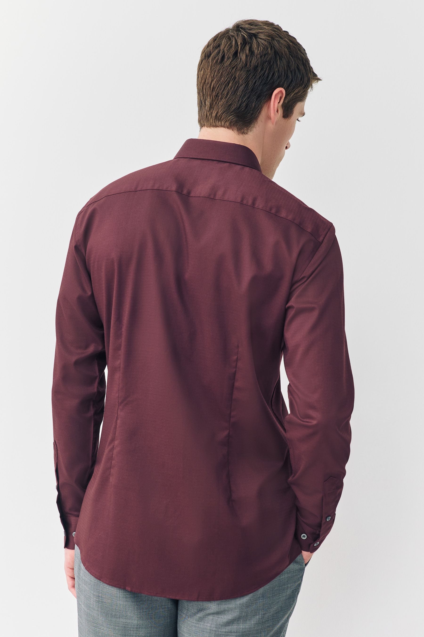 Next Langarmhemd Slim Fit Hemd (1-tlg) günstig online kaufen