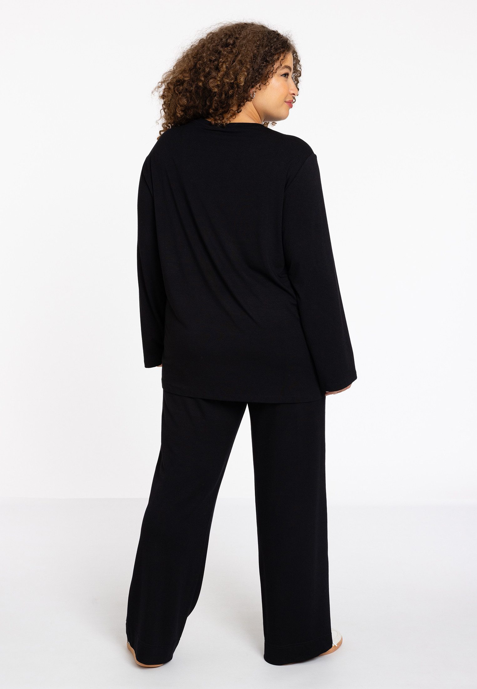 YOEK Bootcuthose Damen Hose mit Kordelverschluss