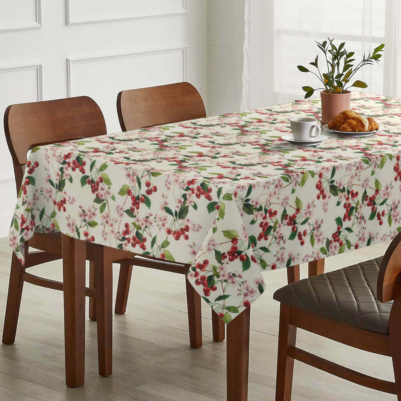ANRO Tischdecke Stoff Digitalprint Tischtuch EasyClean günstig online kaufen