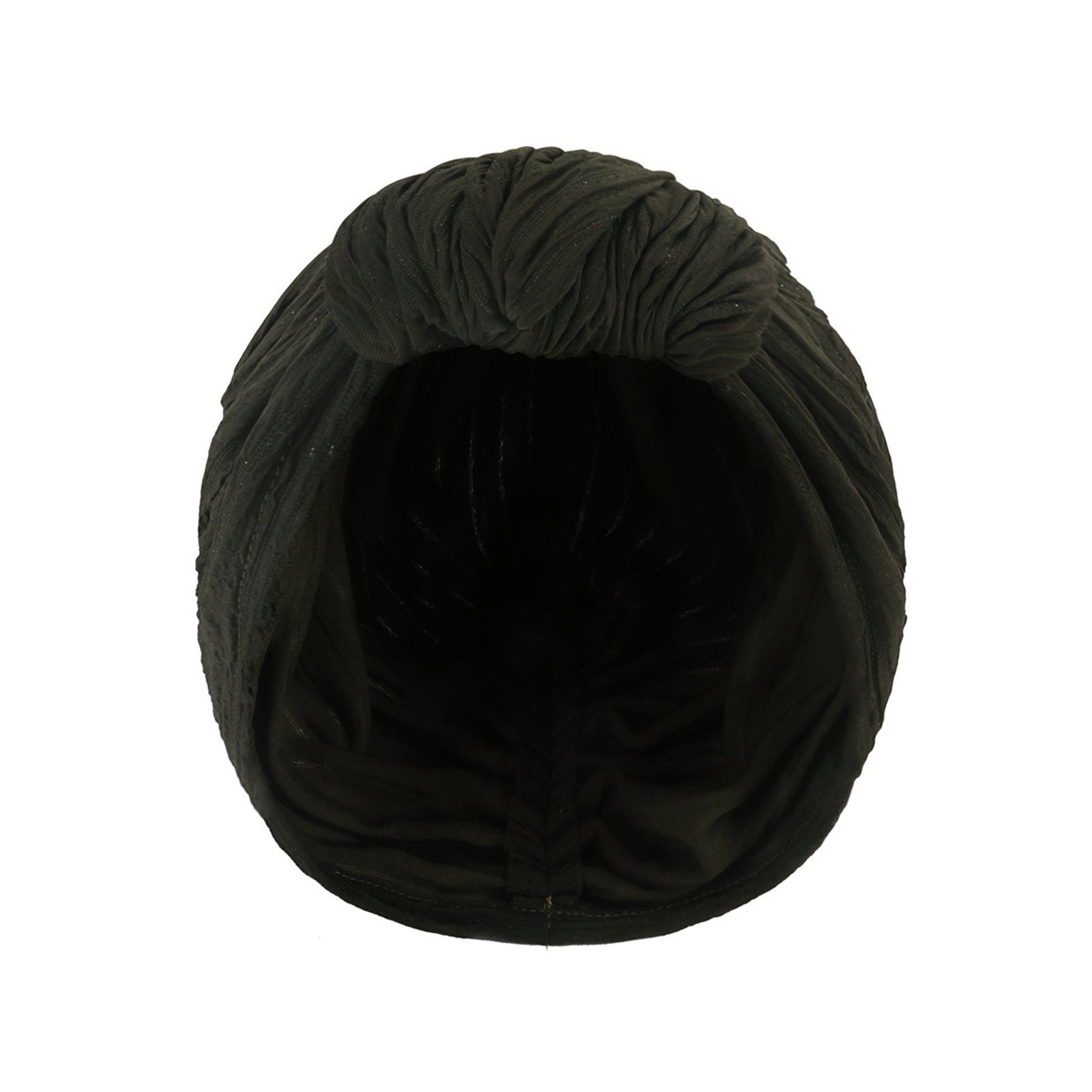 Blusmart Stirnband Modische Mütze Stirnband Elastische Knotenmütze, Armeegrün Damen, Baumwolle, Für