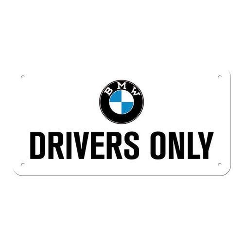 Nostalgic-Art Metallschild Hängeschild - BMW - BMW Drivers Only