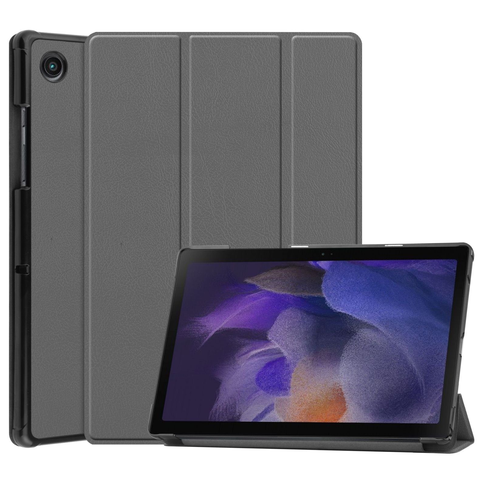 Lobwerk Tablet-Hülle Schutzhülle für Samsung Galaxy Tab A8 SM-X200 X205, Wake & Sleep Funktion, Sturzdämpfung, Aufstellfunktion
