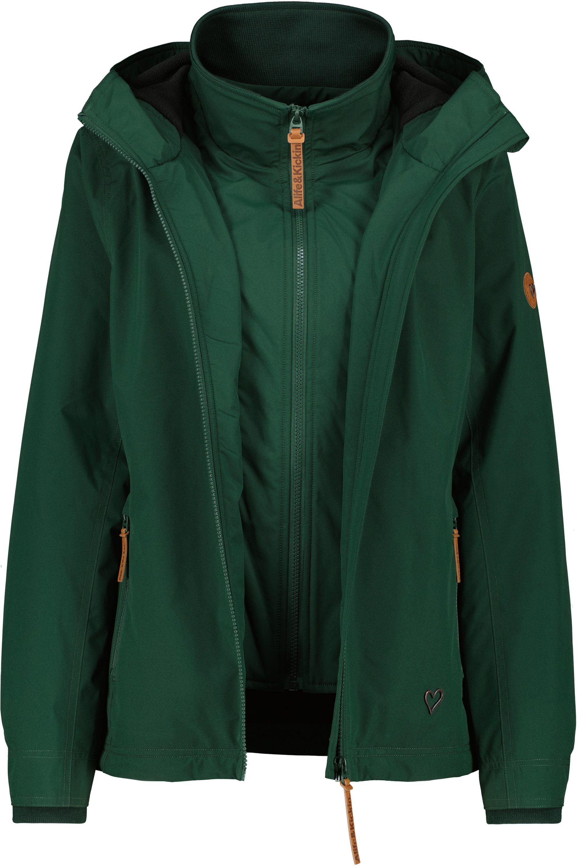 Alife & Kickin Steppjacke A GinaAK forest Steppjacke Damen dark Jacket Übergangsjacke