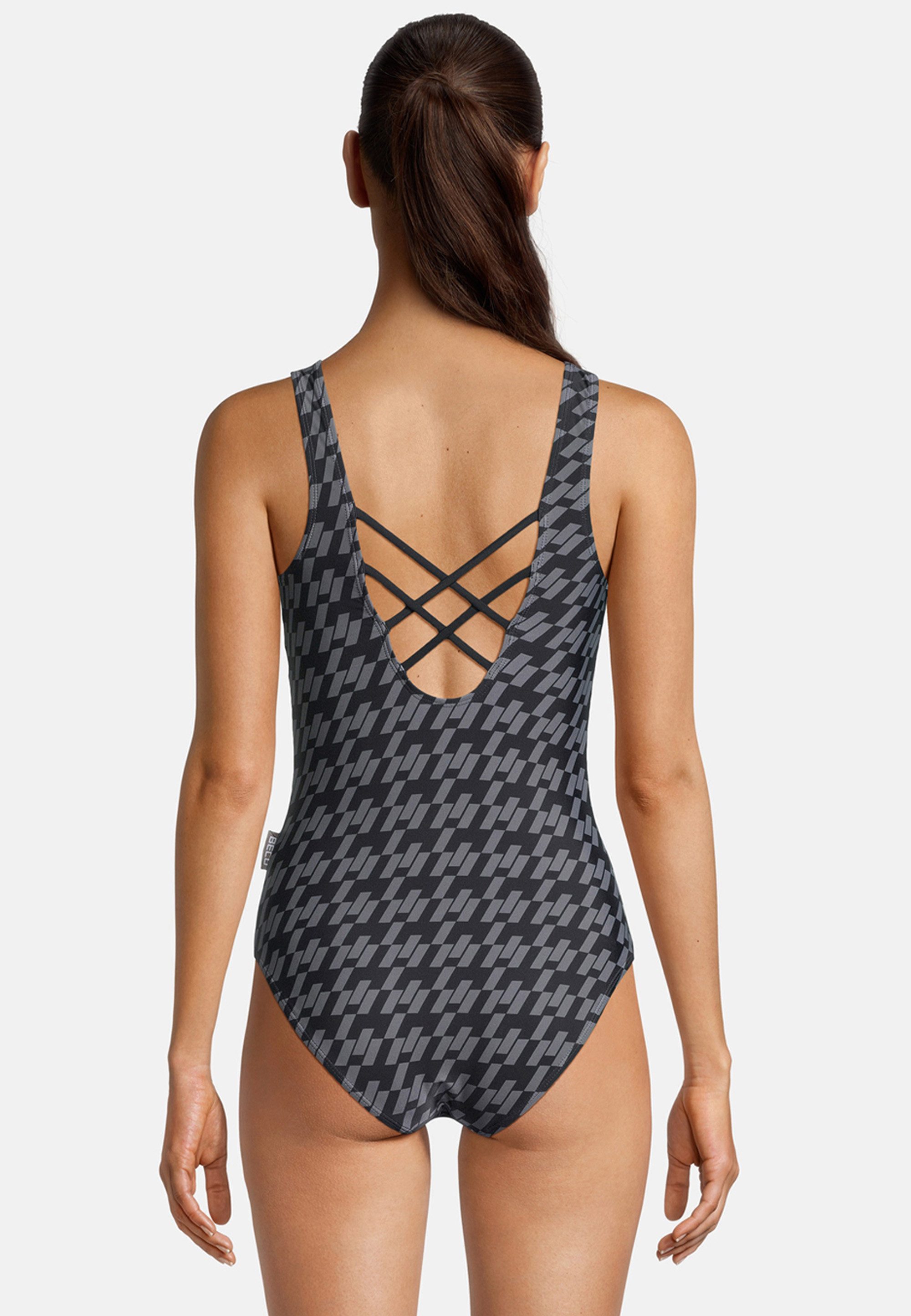 Beco Beermann Badeanzug Pepita (1-St) mit Power Mesh-Mieder für ein feminine Silhouette