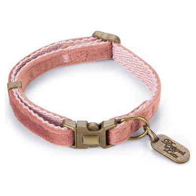 Designed By Lotte Katzen-Halsband Katzenhalsband Velura pink