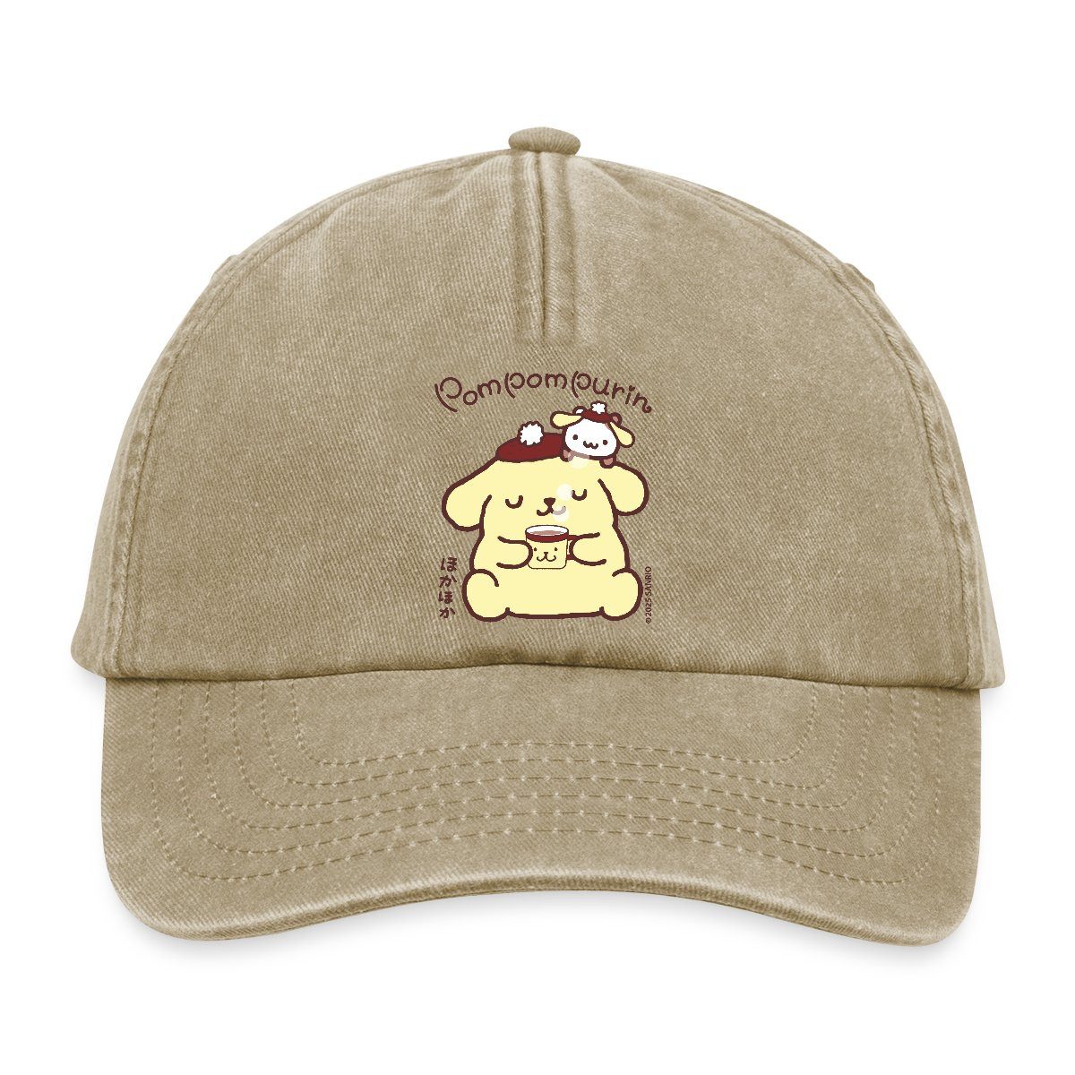 Baseball Cap Pompompurin Trinkt Kaffee Mit Muffin Vintage Cap