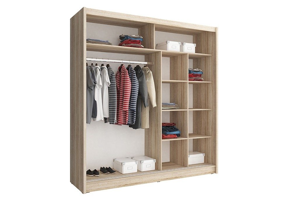 Kleiderschrank Vielseitiger Aufbewahrungsschrank für Kleidung und Zubehör