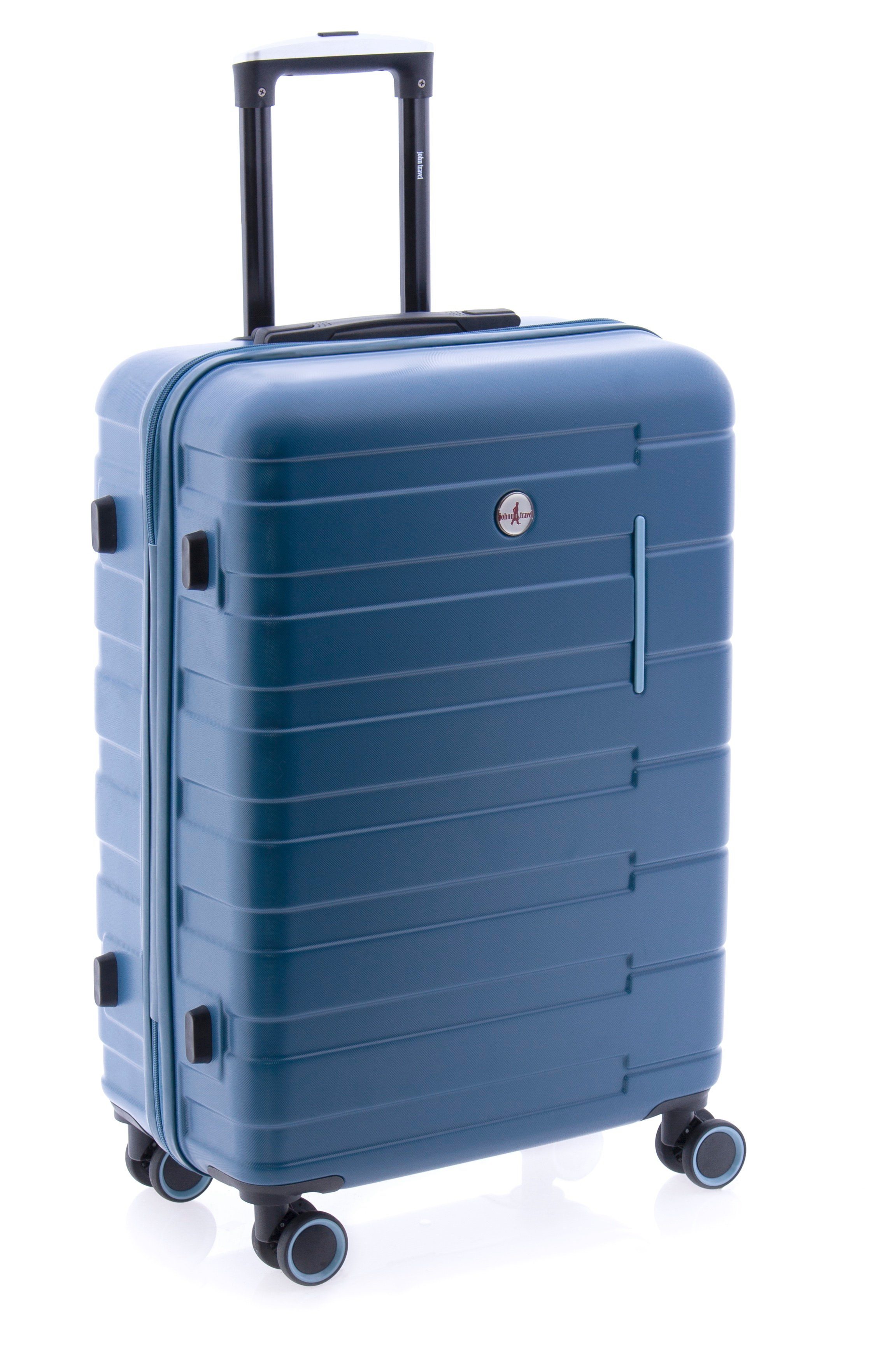 cm 66 GLADIATOR Koffer blau 4 - Rollen - Hartschalen-Trolley