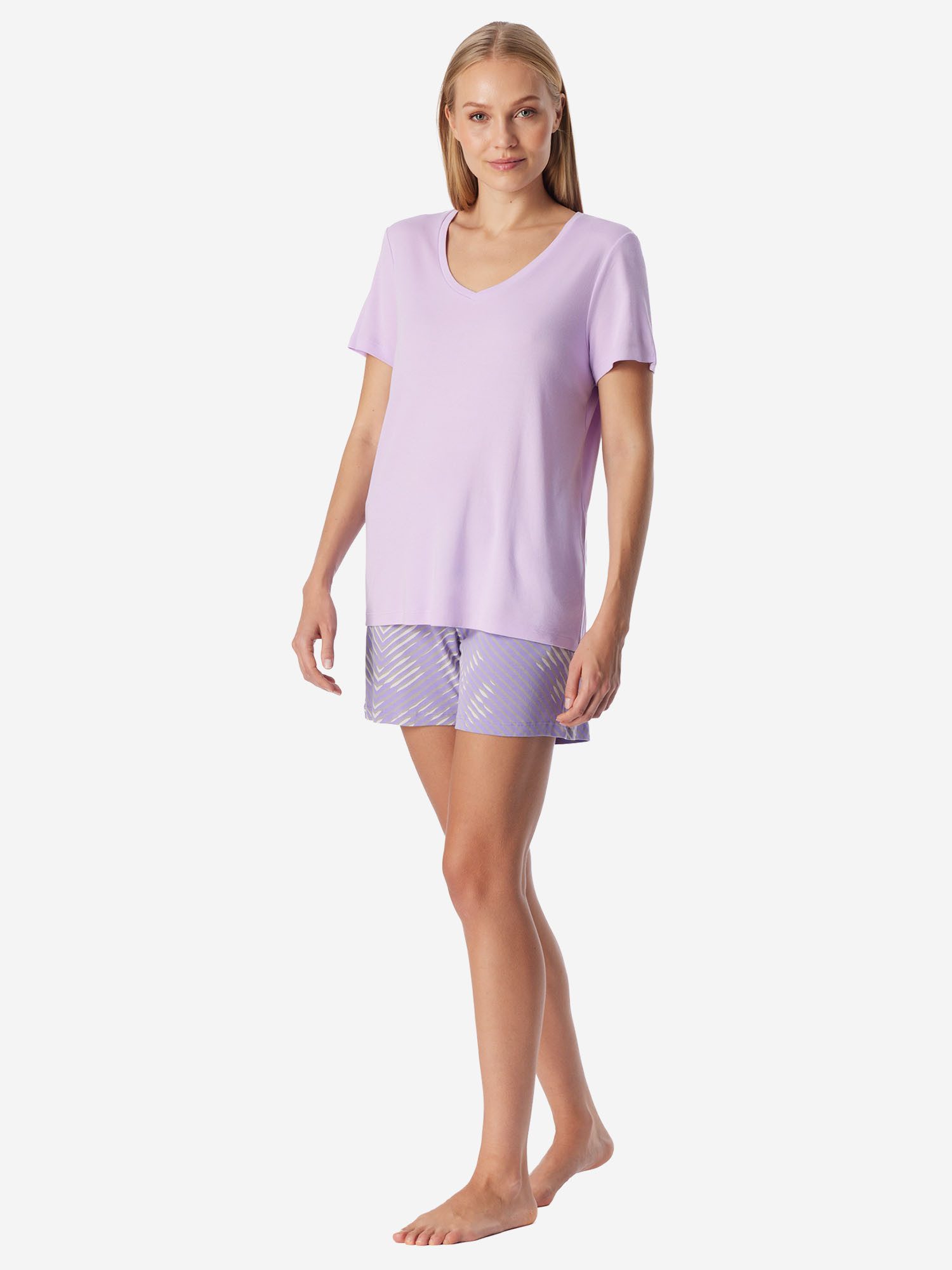 Schiesser Schlafanzug Modern Nightwear (2 tlg) Pyjama, Pyjama Set, Schlafanzug Set