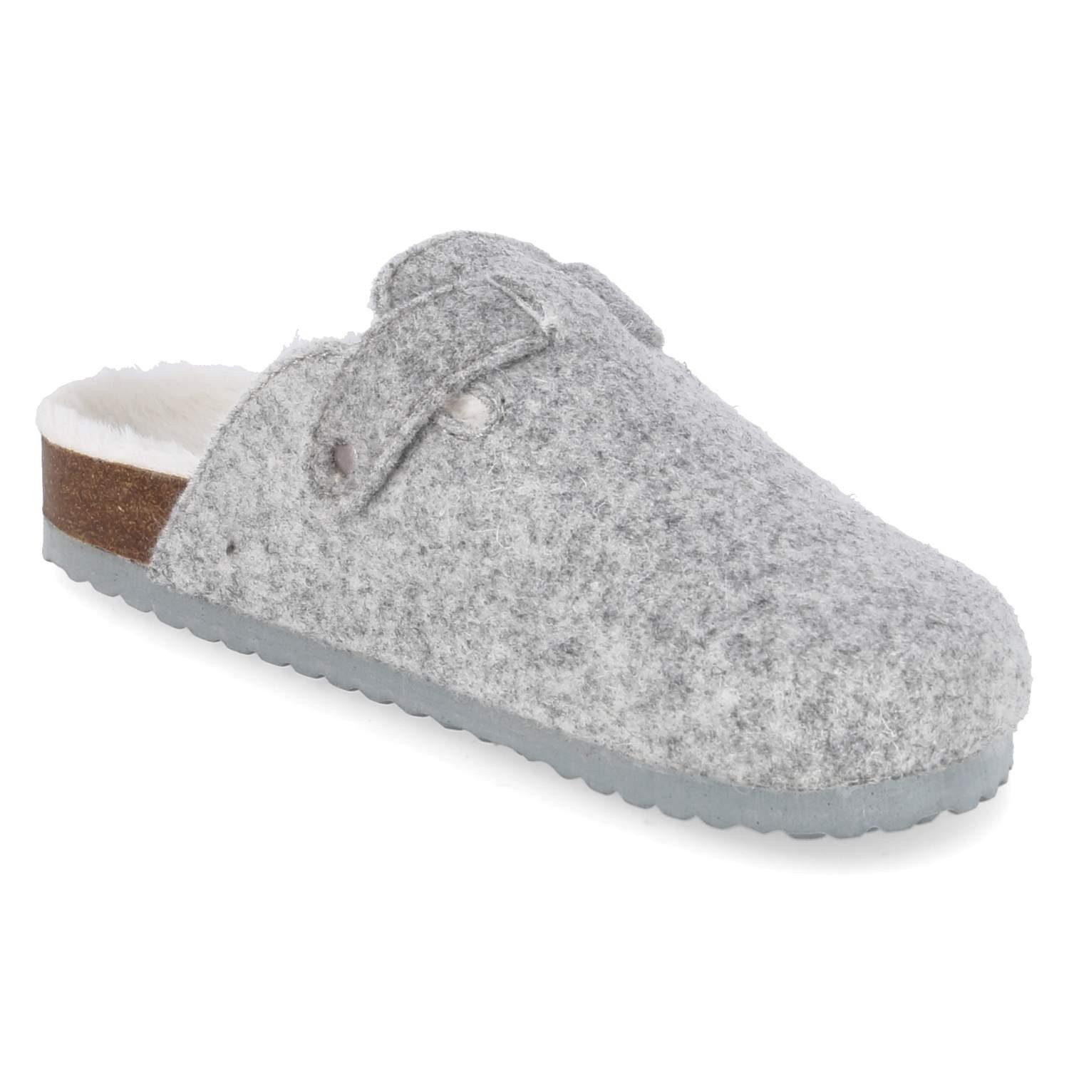 SUPERSOFT Supersoft Pantoffeln 522505000/228 Damen Filz grey Pantolette – Bild 5 von 5