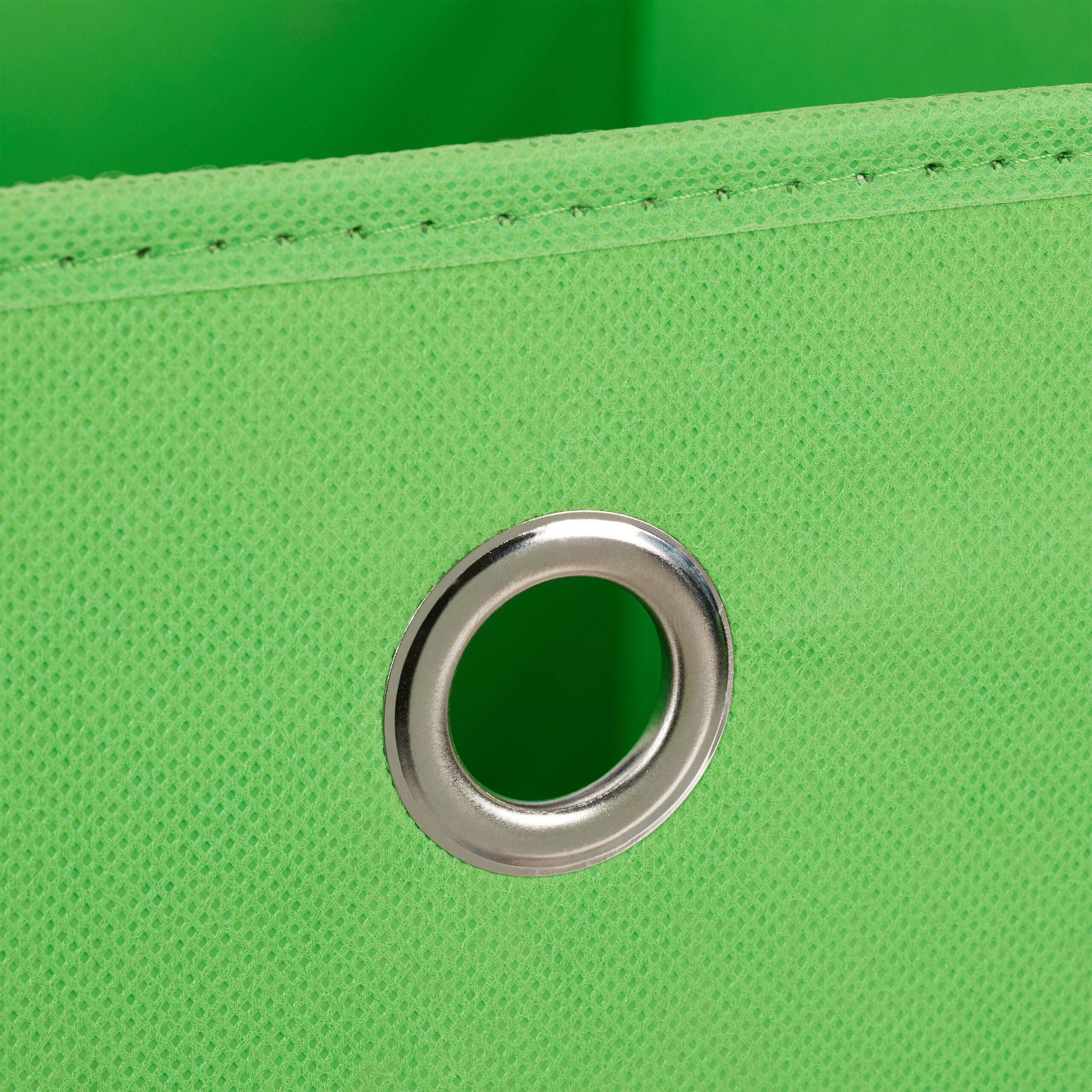 relaxdays Aufbewahrungsbox im 4er Set, grün