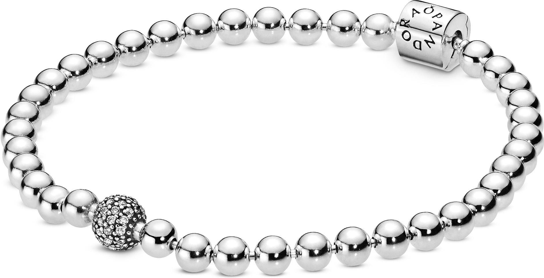 Pandora Armband Pandora Kugel & Pavé Armband 598342CZ Damenarmband günstig online kaufen