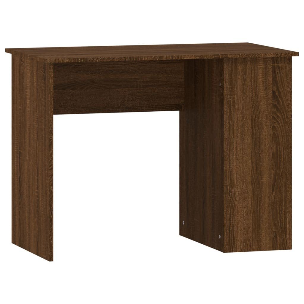 vidaXL Schreibtisch NA Schreibtisch Braun Eichen-Optik 100x55x75 cm Spanplatte