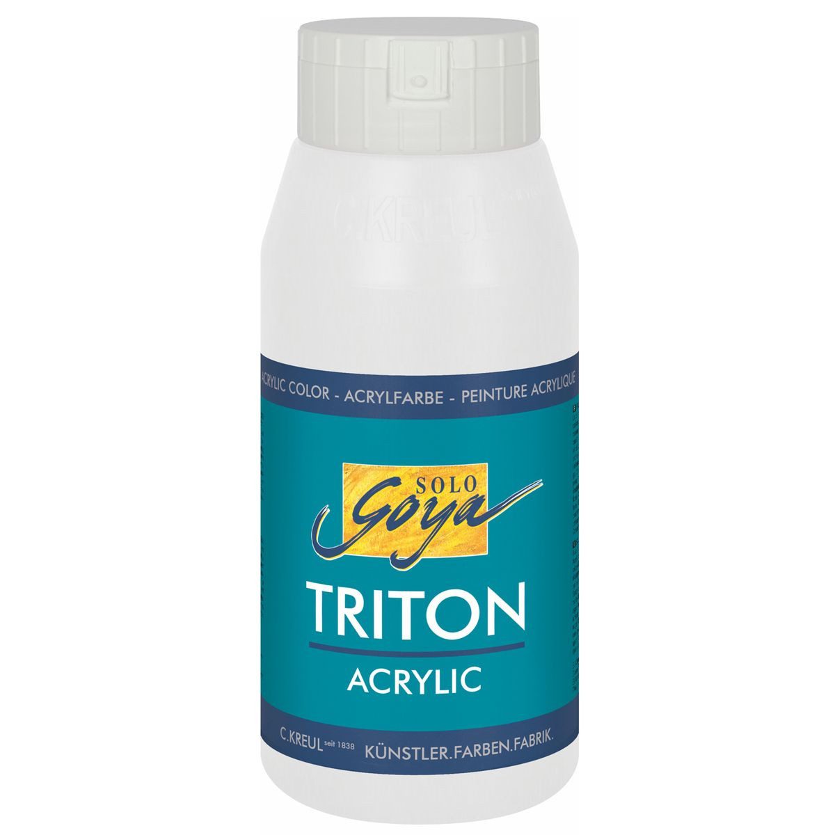 C. KREUL Acrylfarbe KREUL Acrylfarbe SOLO Goya TRITON weiß 750ml Flasche