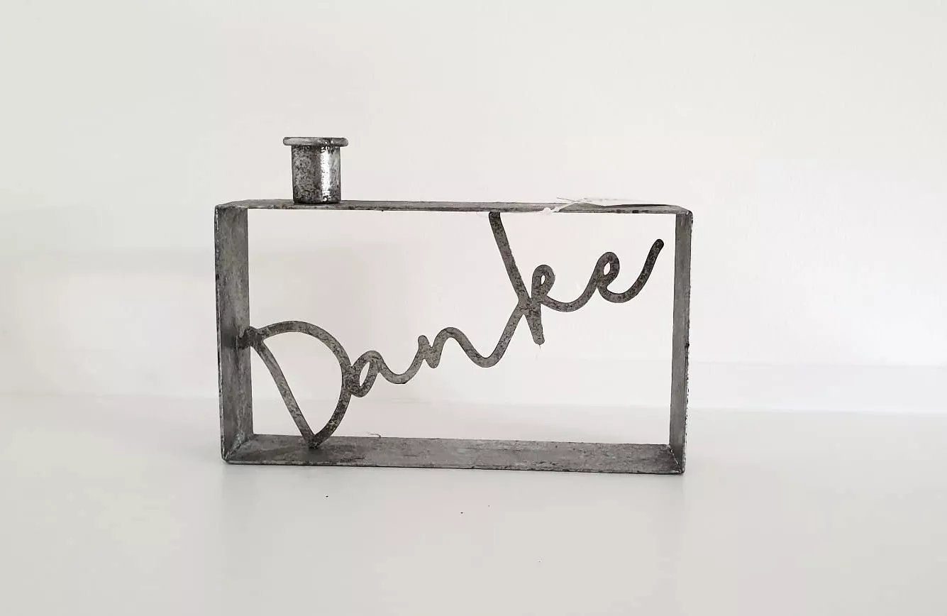 VewoTex Kerzenhalter Kerzenständer 21 x 12 cm » Kerzenhalter » Geschenk als günstig online kaufen