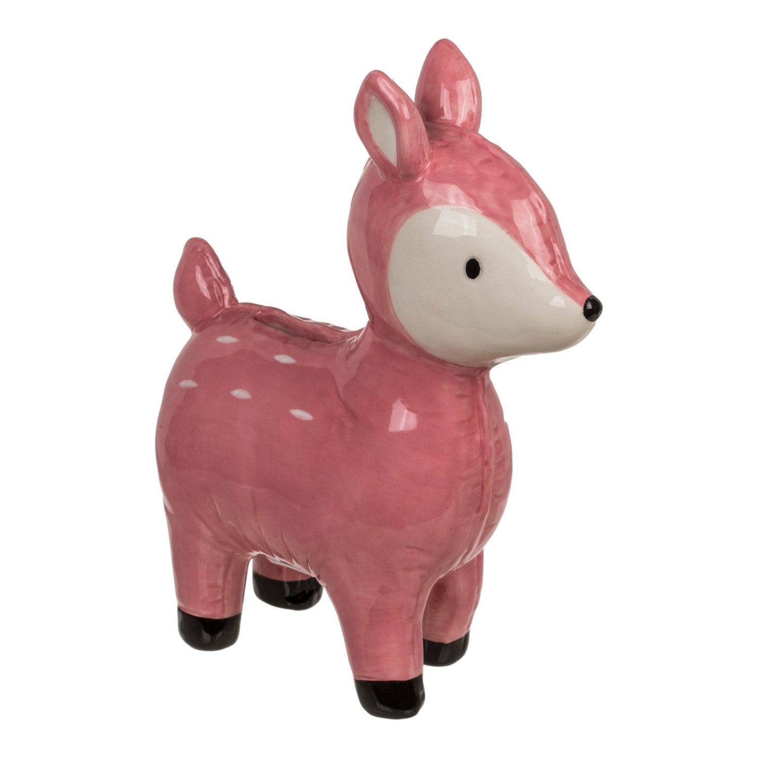 Out of the Blue Spardose Spardose Reh Rehkitz Sparschwein aus Keramik in Ro günstig online kaufen