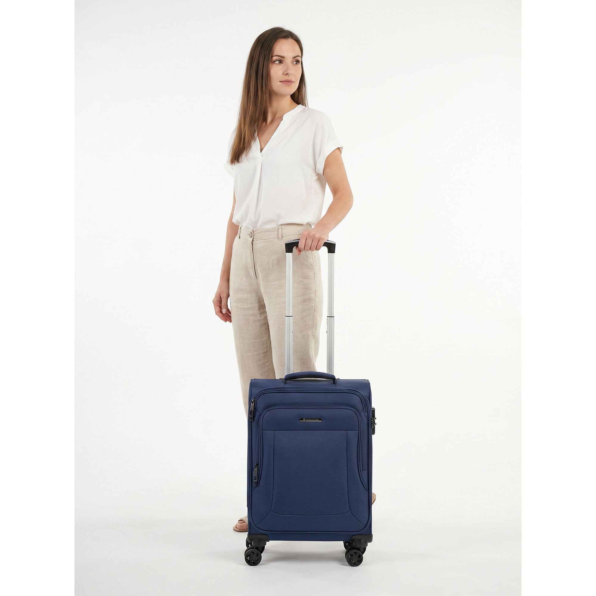Franky Handgepäck-Trolley Melbourne 3.0, 4 Rollen, Polyester