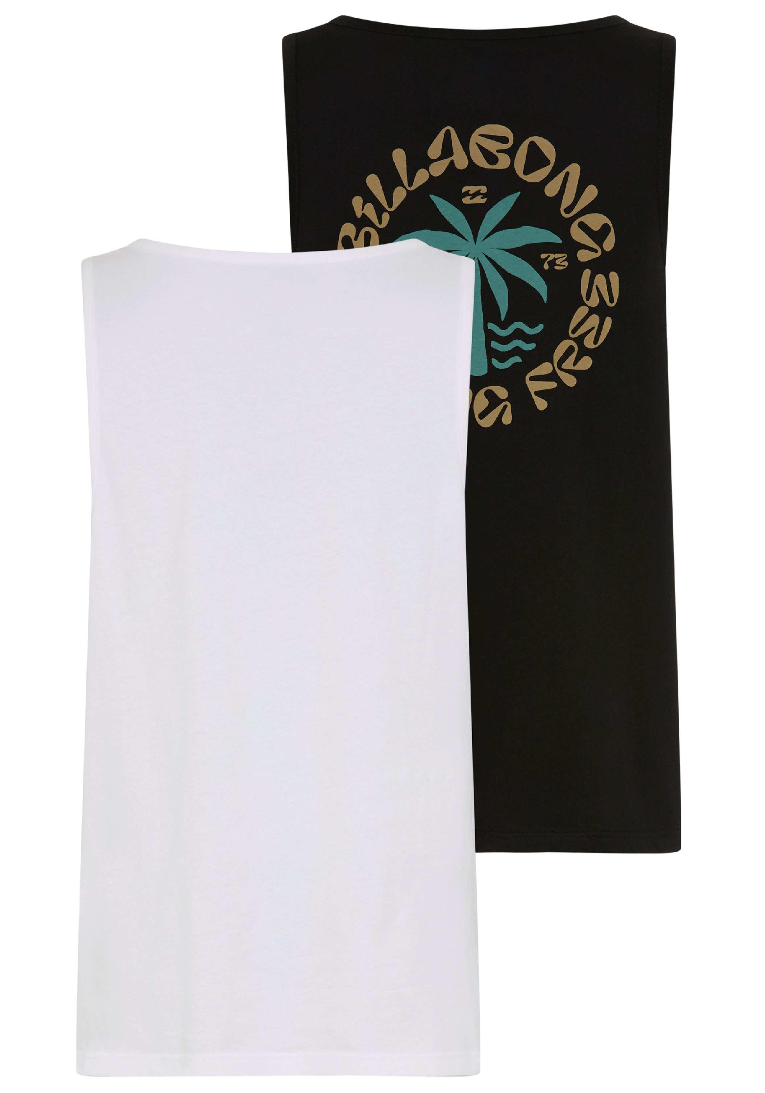 Billabong Tanktop ESTRADA ICON DOUBLEPACK (2-tlg) im 2er-Pack, aus Baumwolle, ärmelloser Schnitt, sportlicher Stil – Bild 5 von 5