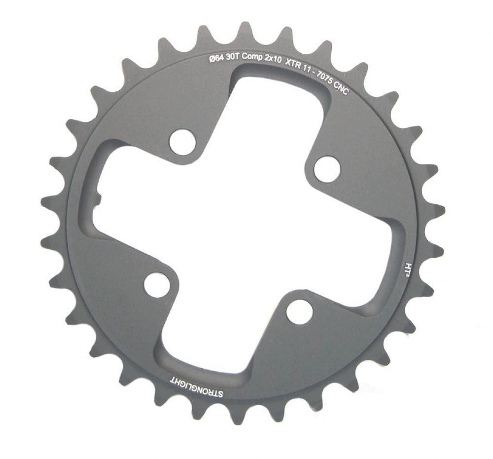 STRONGLIGHT Kettenschaltung STRONGLIGHT KETTENBLATT HT3 SCHW 2X10 XTR FCM980 64MM 26Z