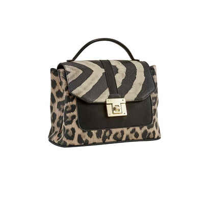 heine Schultertasche HEINE Damen Tasche, Animalprint, gold