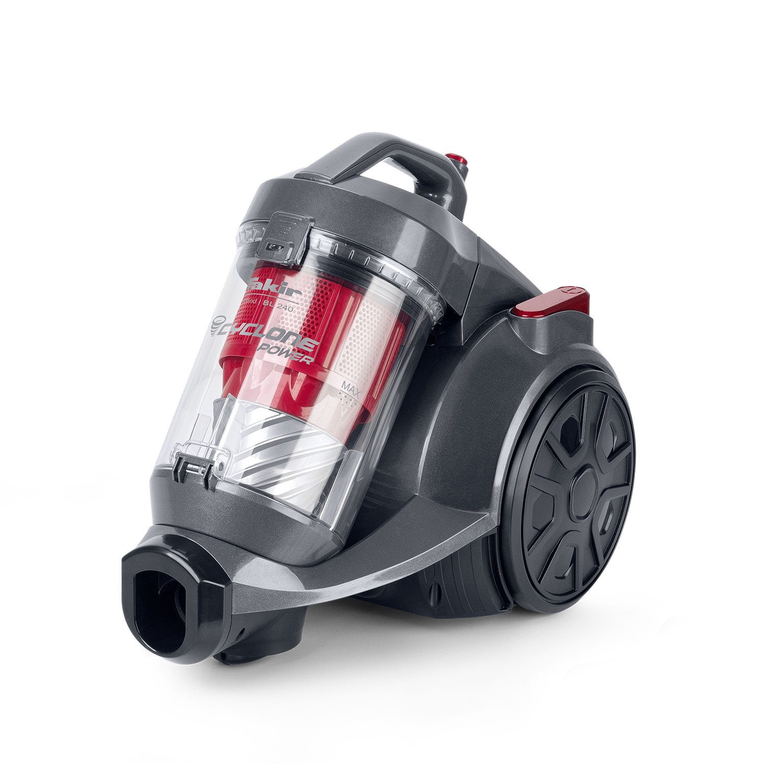 FAKIR Bodenstaubsauger trend BL 240 Bodenstaubsauger beutellos, 700 W, beutellos, geeignet für Allergiker, Hartboden, Teppichboden