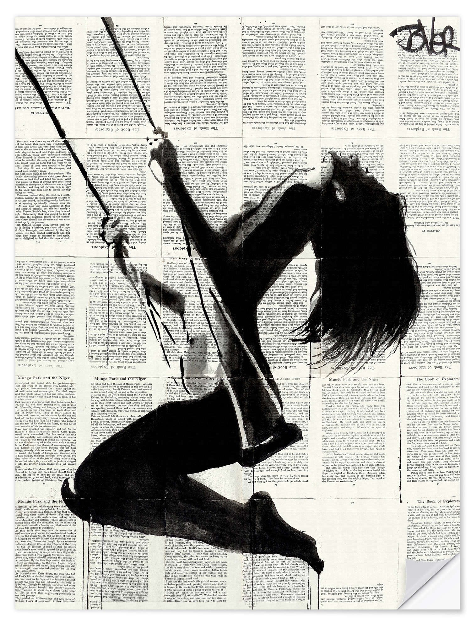 Wandfolie Loui Jover