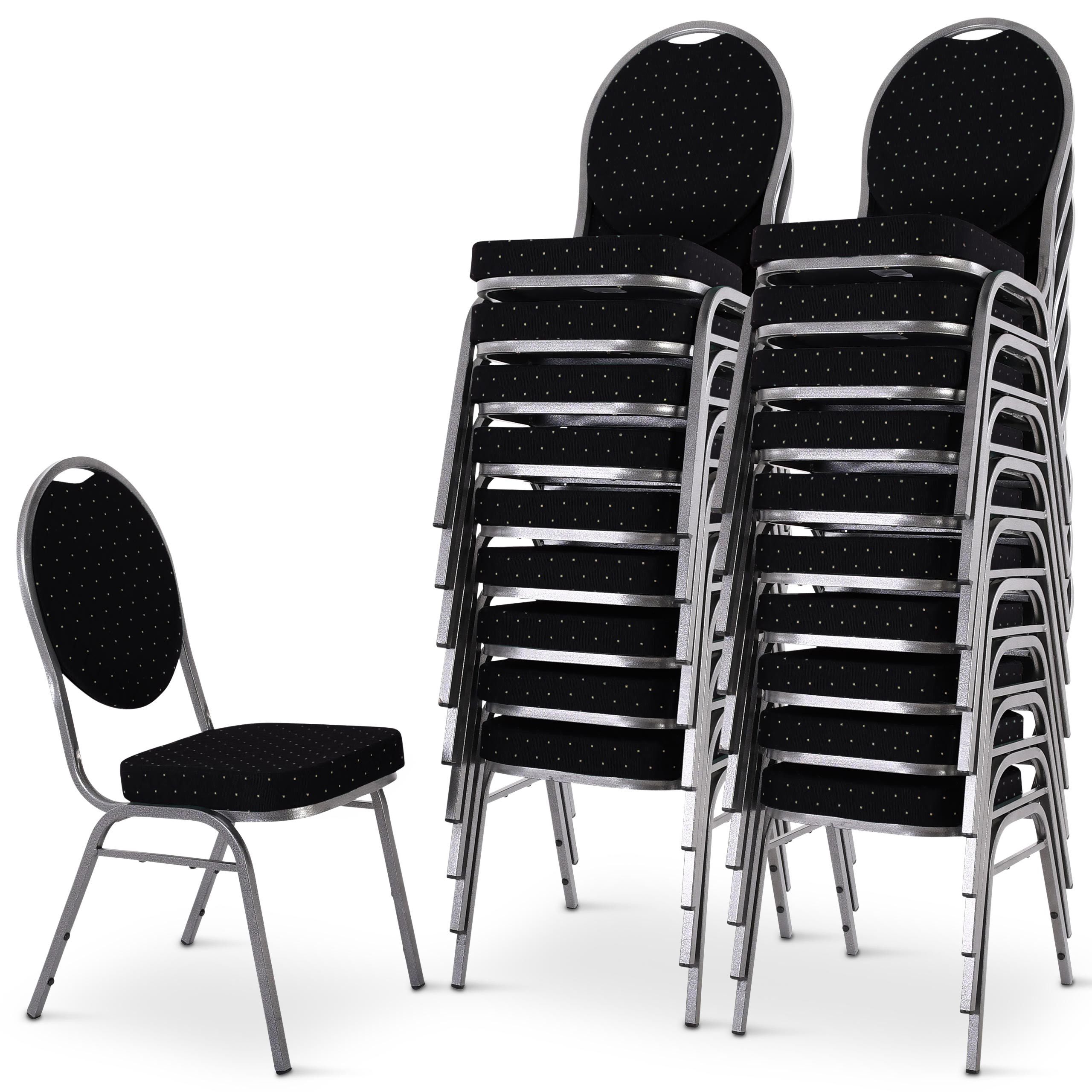 Raburg Stapelstuhl Bankettstuhl, stapelbar, für Konferenz, Seminar & Wartez günstig online kaufen