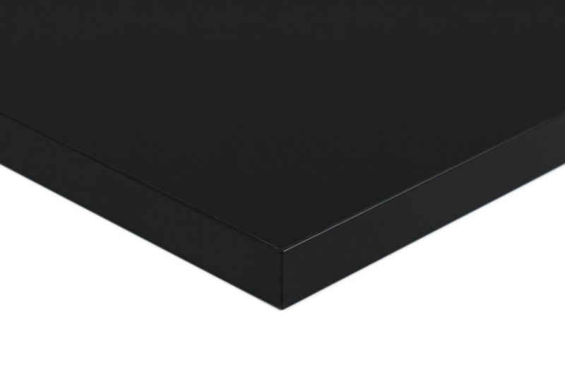 boho office® Schreibtischplatte FENIX NTM®, in schwarz, 160 x 78 x 2,7 cm mit Anti-Fingerprint-Beschichtung