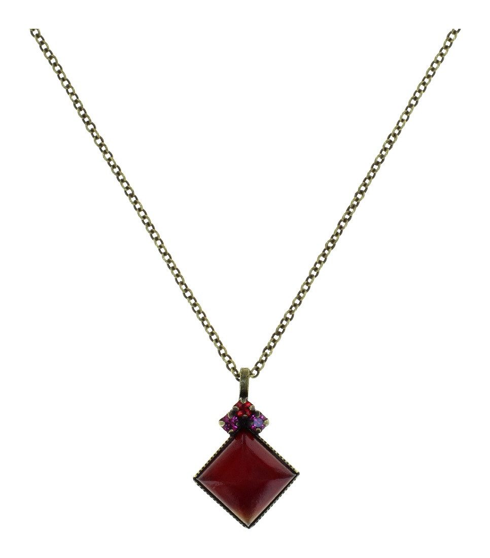 KONPLOTT Kette mit Anhänger Konplott: Kette/Anhänger Bohemian Treasure eckig