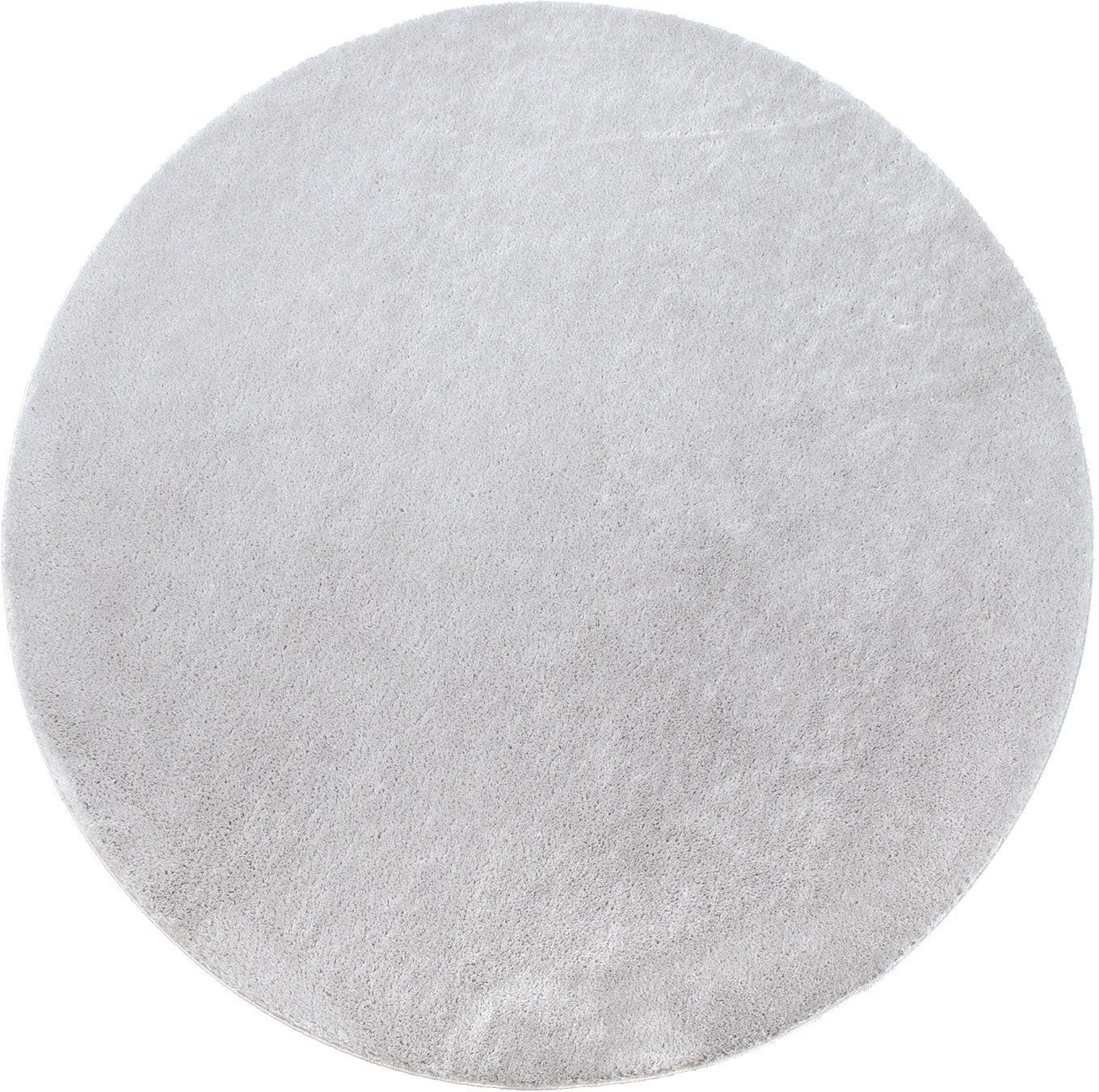 Paco Home Teppich Cadiz 630, rund, Höhe: 14 mm, Kurzflor, Uni-Farben, beson günstig online kaufen