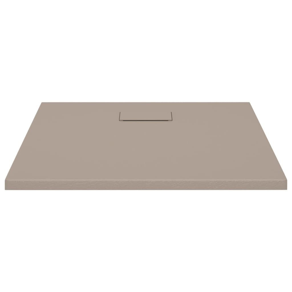 vidaXL Duschwanne Duschwanne SMC Braun 90x90 cm
