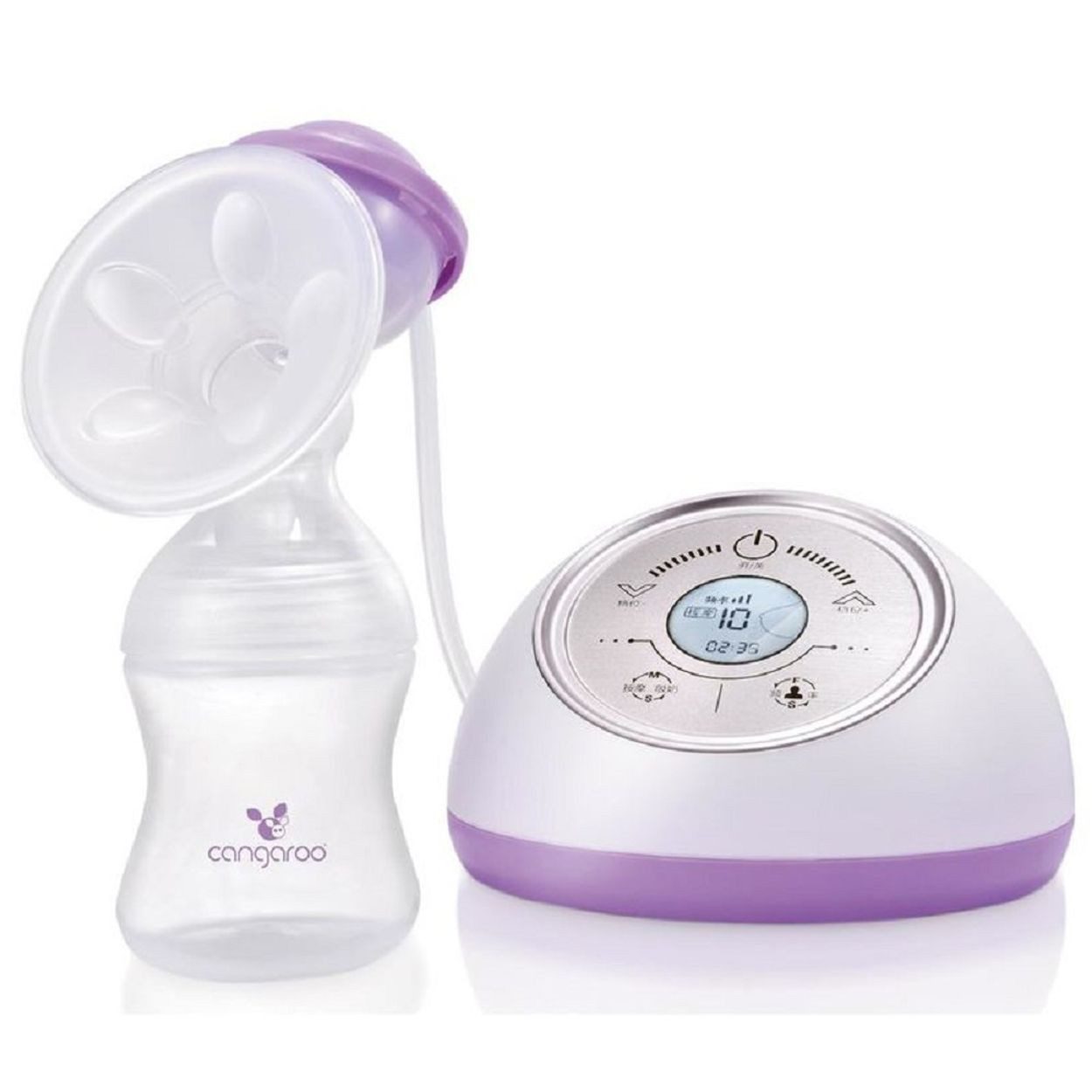 Cangaroo Elektrische Milchpumpe Elektrische Milchpumpe Breast Pump Elegance XN-D211, verschiedene Pumpstärken