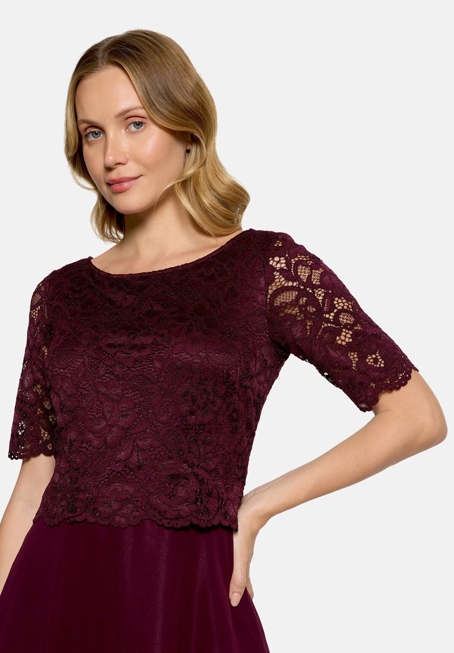 Vera Mont Cocktailkleid Damen mit Spitze Spitze