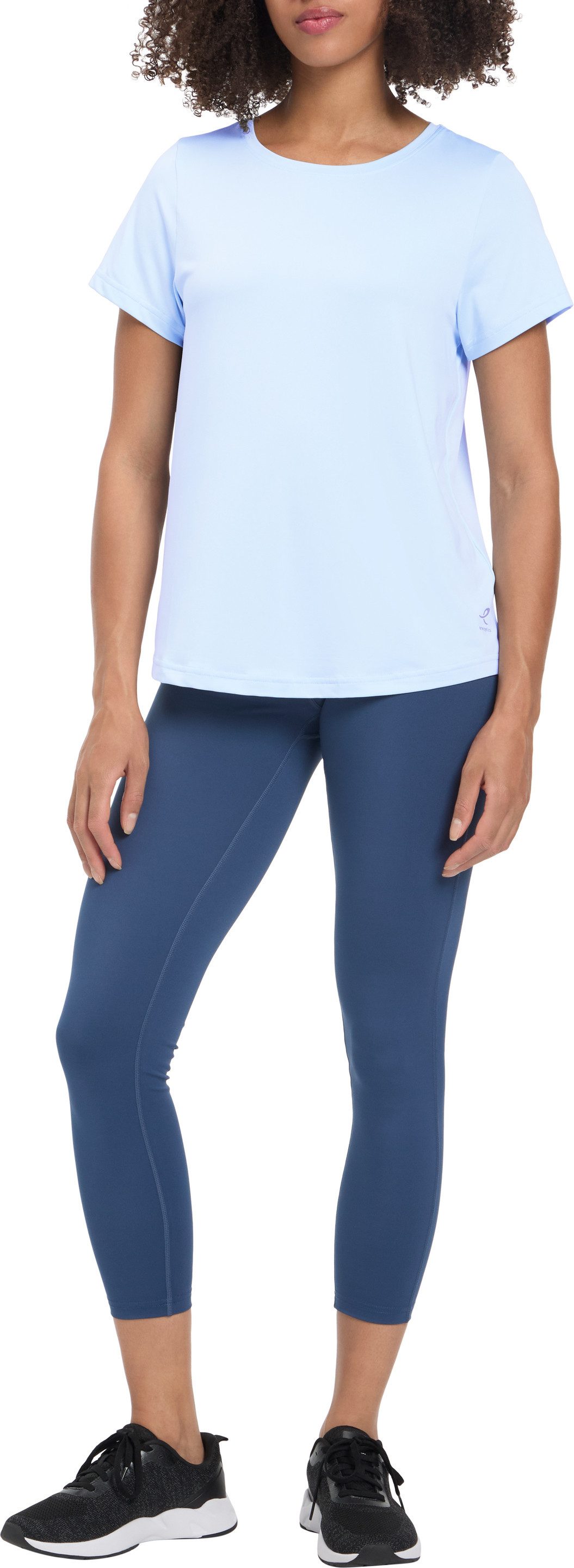Energetics T-Shirt DA.-T-SHIRT GIANNA SHORT SLEEVE W Kurzarm, mit Rundhalsausschnitt, Loose Fit, längerer Schnitt hinten