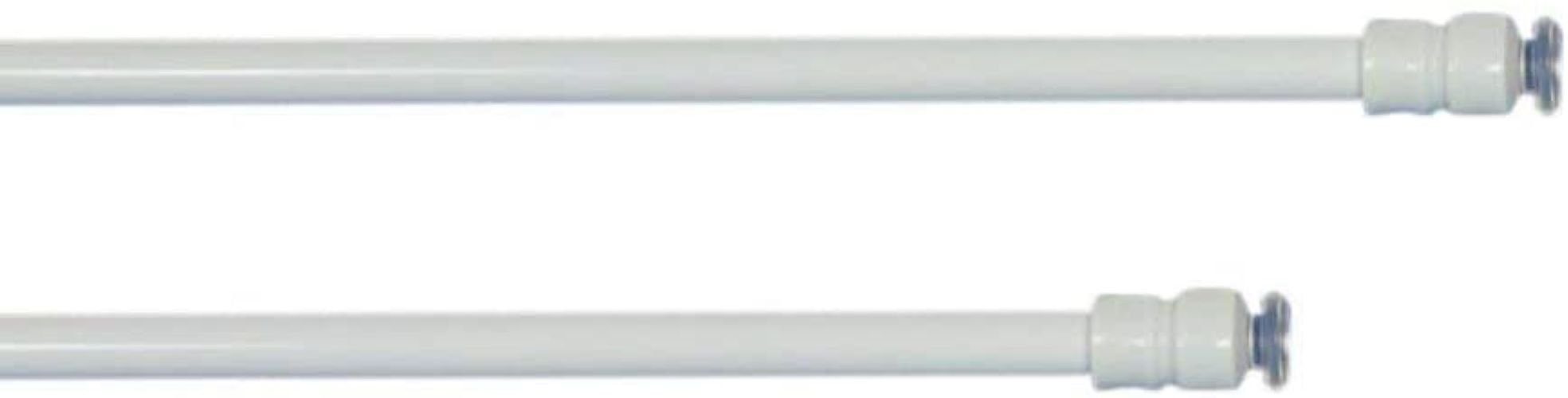 Farbe: Klemmstange Klemmstangen Verkaufseinheit: Ø geklemmt, – 2 8mm, Gardinenstangen 2 rewagi, weiß Stück